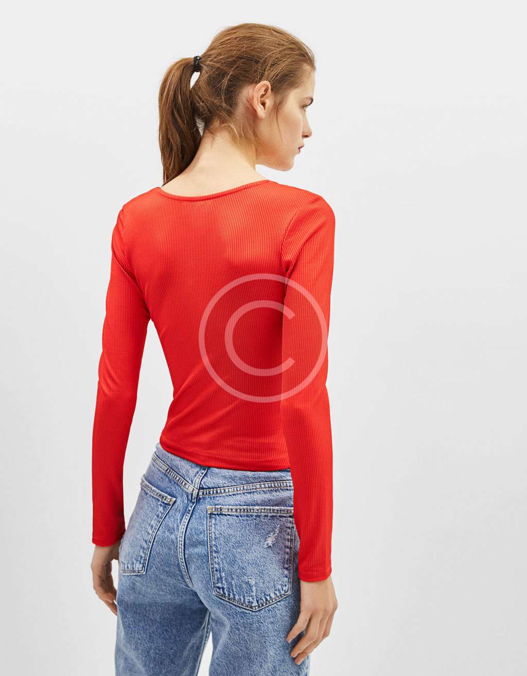 Womens casual long sleeve shirt - Image 4