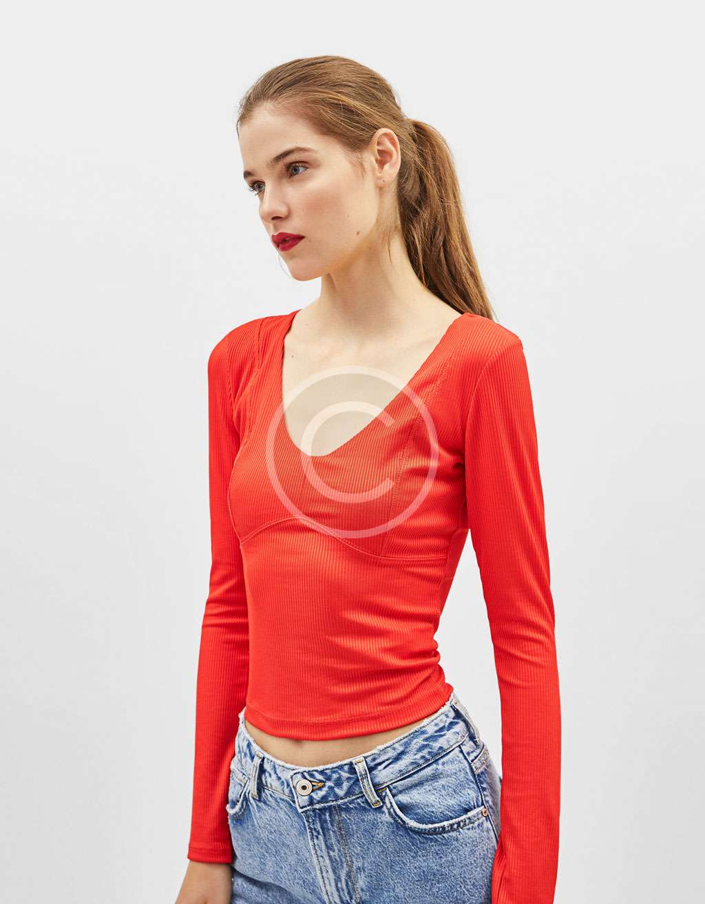 Womens casual long sleeve shirt - Image 3