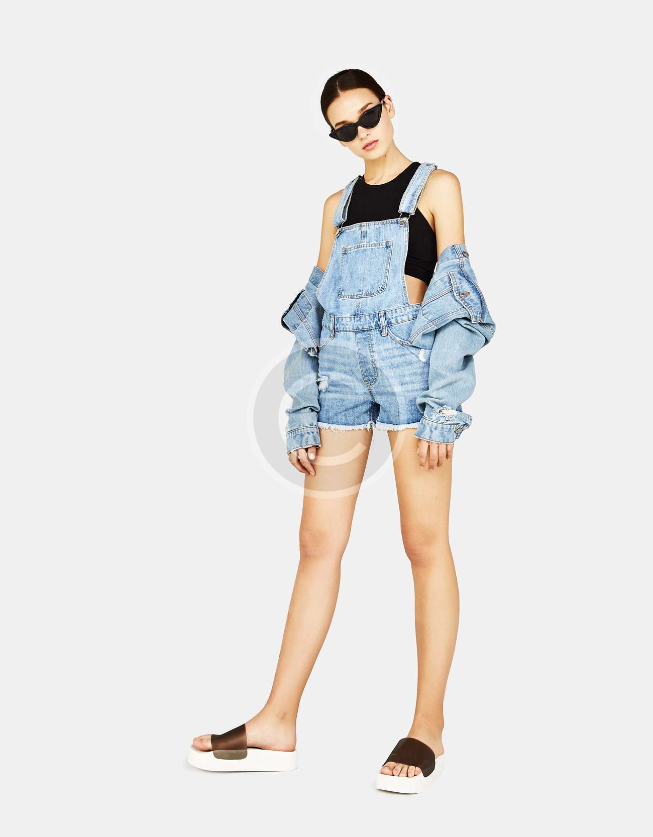 Denim shortalls - Image 3